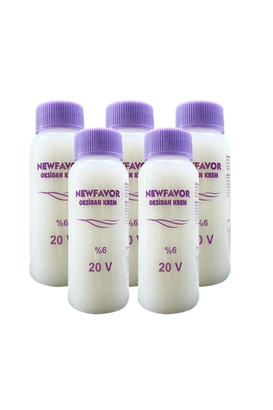 5 Adet Oksidan Krem Saç Boya Sıvısı 6'lık 20 volüme 60 ml ürün görseli 1