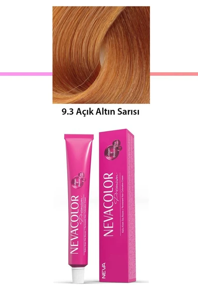 Premium 9.3 Açık Altın Sarısı - Kalıcı Krem Saç Boyası 50 g Tüp ürün görseli 1