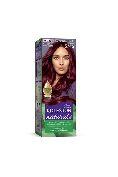 Naturals Saç Boyası Koyu Nar Kızılı 5/45 ürün görseli 1