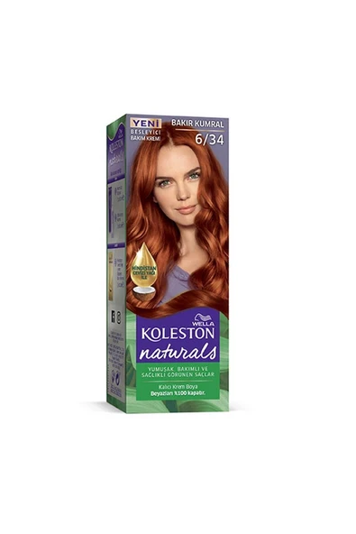 Naturals Saç Boyası Bakır Kumral 6/34 ürün görseli 1