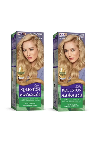 Naturals Saç Boyası Vanilya Sarısı 11/7 2x Paket ürün görseli 1