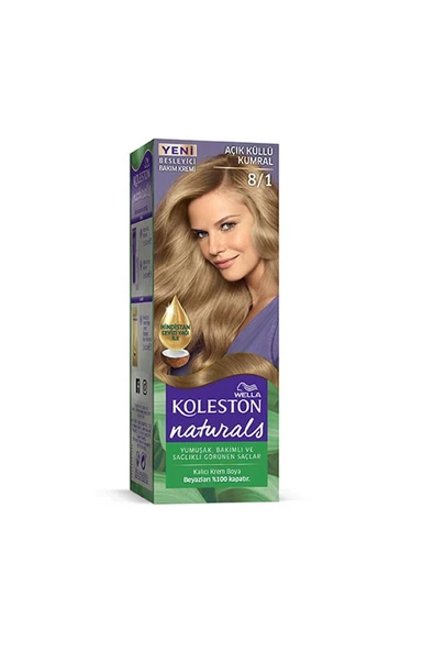 Naturals Saç Boyası Açık Küllü Kumral 8/1 ürün görseli 1