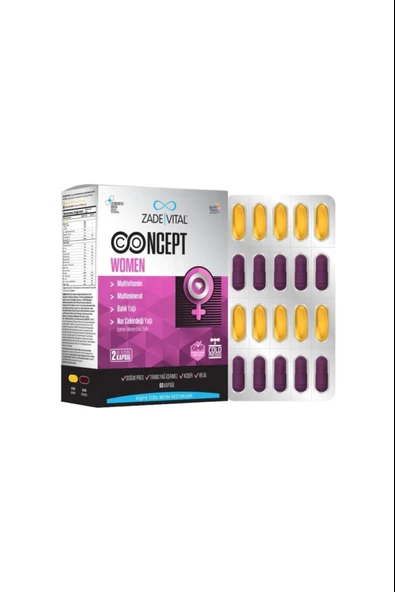 Zade Vital Concept Woman 60 Kapsül ürün görseli 1