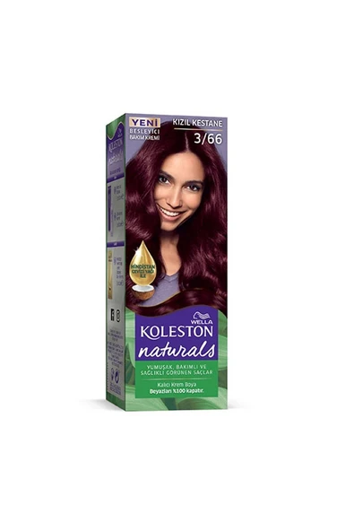 Naturals Saç Boyası Kızıl Kestane 3/66 ürün görseli 1
