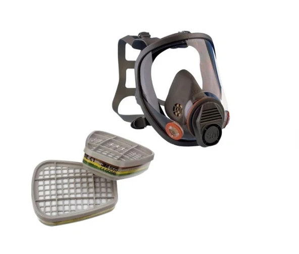 3M 6800 Tam Yüz Maskesi ve 3m 6059 Abek1 Maske Filtresi ürün görseli 1