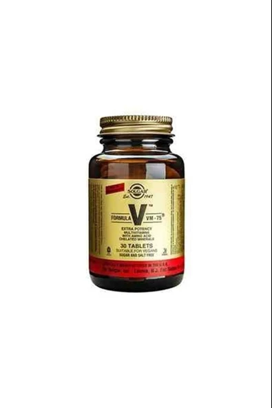 Solgar VM 75 Multivitamin 30 Tablet ürün görseli 1