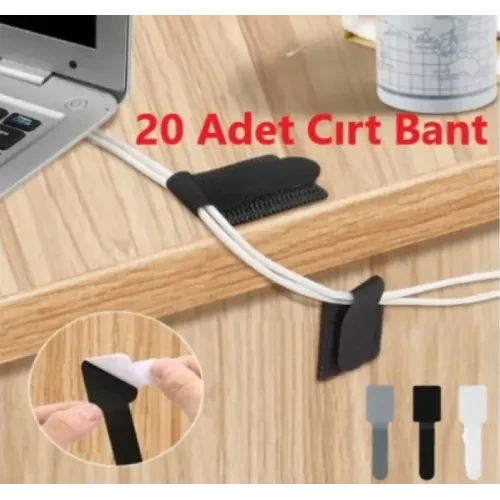 20 Adet Kendinden Yapışkanlı Cırt Cırtlı Bant ürün görseli 1