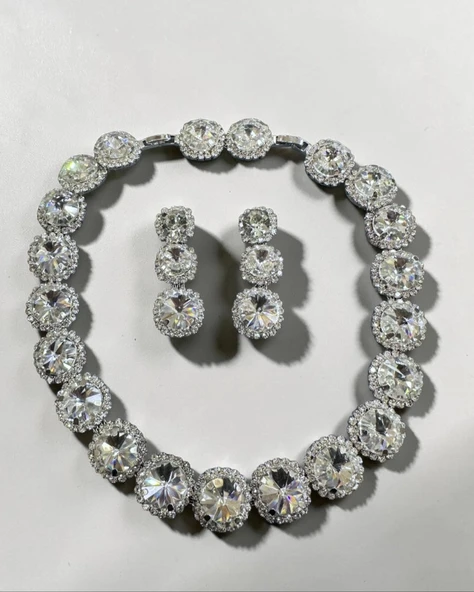 Kolye küpe set - Resim 3