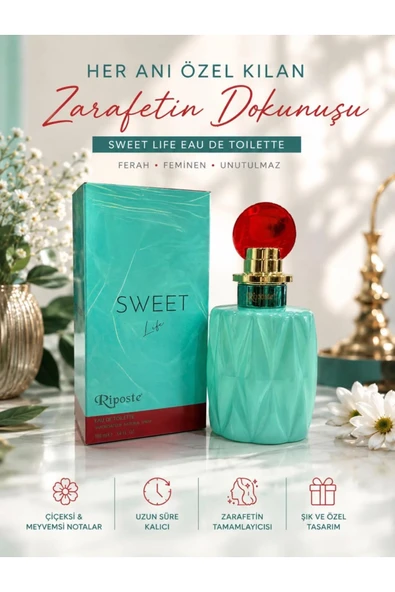 Sweet Life Kadın Parfüm 100 ML Uzun Süre Kalıcı ürün görseli 1