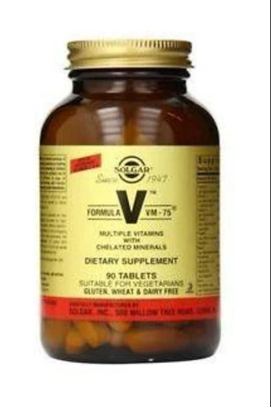 Solgar Vm 75 Multivitamin 90 Tablet - Resim 2