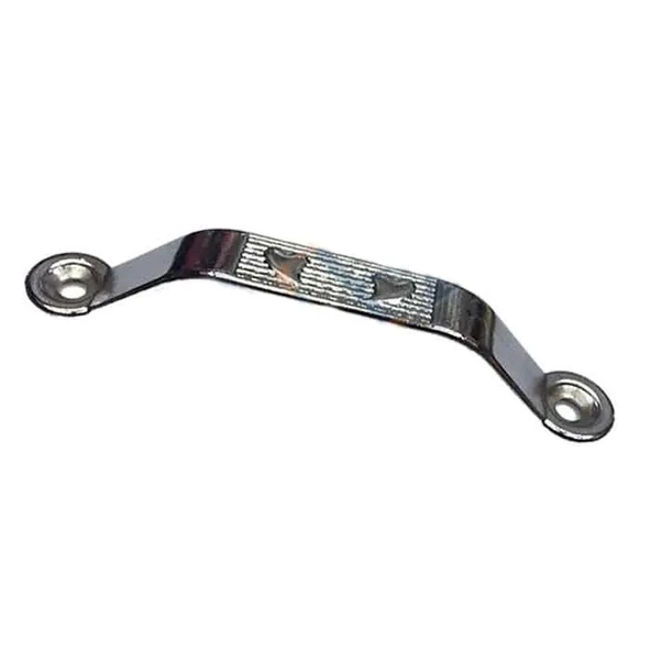 Dekoratif Zamak Kulp Dıştan - 64mm, Nikel, 1 Adet ürün görseli 1