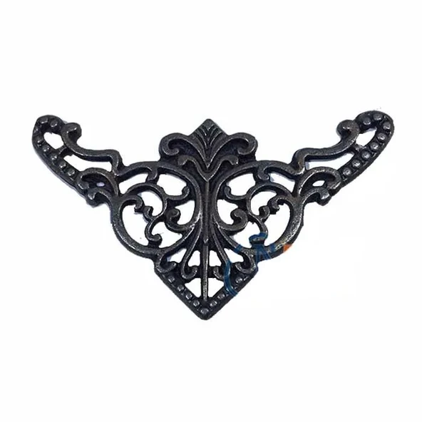 Dekoratif Köşe Süsü, Köşelik  - Büyük, 31x55mm, Eskitme, 1 Adet ürün görseli 1