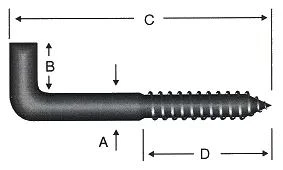 Şofben Çivisi No 2 / 5.8x60 - 10 Adet - Resim 2