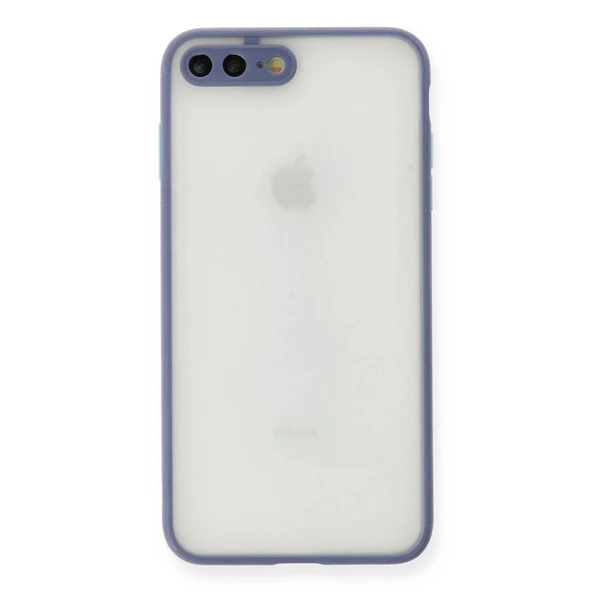 Apple İphone 7 Plus Kılıf Montreal Silikon Kapak - Gri ürün görseli 1