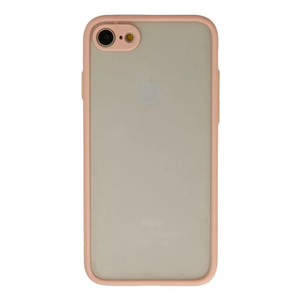 Apple İphone 7 Kılıf Montreal Silikon Kapak - Pembe ürün görseli 1