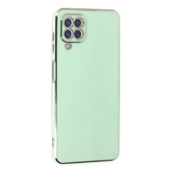 Samsung Galaxy A22 Kılıf Volet Silikon - Açık Yeşil ürün görseli 1
