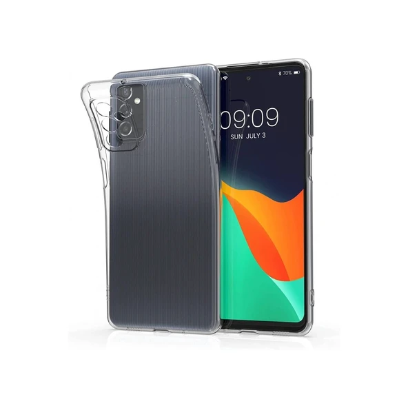 Samsung Galaxy M52 5g Kılıf Lüx Şeffaf Silikon ürün görseli 1