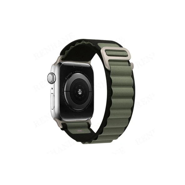 Apple Watch 42mm Mountain Kordon (saat Değildir) - Siyah-yeşil ürün görseli 1