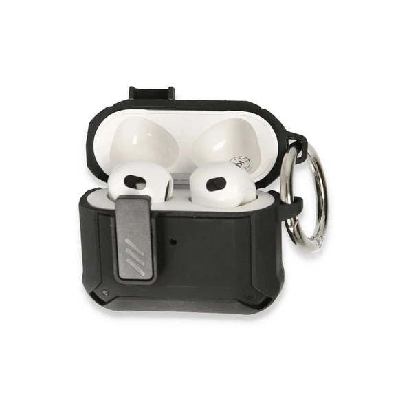 Apple Airpods Pro 2 (2.nesil) Truva Kılıf - Siyah ürün görseli 1