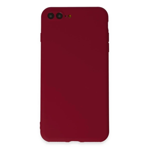 Apple İphone 7 Plus Kılıf First Silikon - Bordo ürün görseli 1