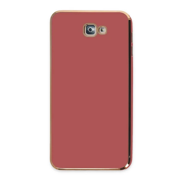 Samsung Galaxy J7 Prime Kılıf Volet Silikon - Kırmızı ürün görseli 1