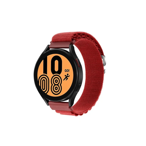 Watch 20mm Kr410 Kumaş Kordon (saat Değildir) - Kırmızı ürün görseli 1