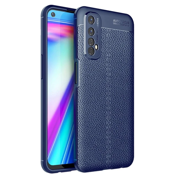 Realme 7 Kılıf Auto Focus Kapak - Lacivert ürün görseli 1