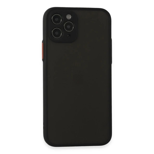 Apple İphone 11 Pro Kılıf Montreal Silikon Kapak - Siyah ürün görseli 1