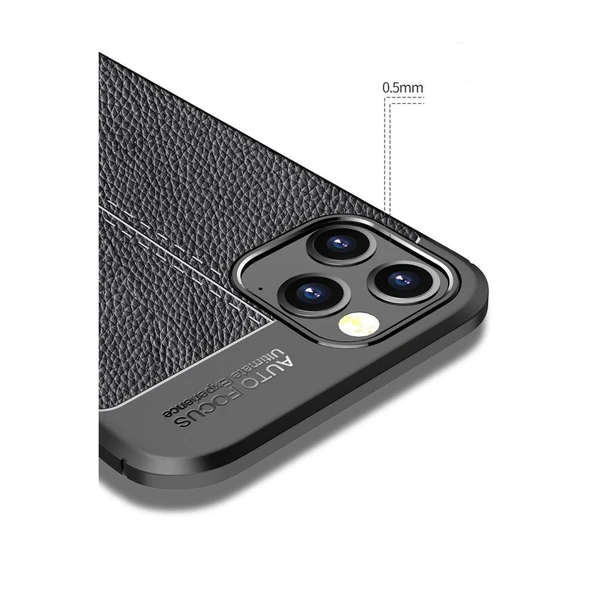 Apple İphone 12 Pro Max Kılıf Auto Focus Kapak - Siyah - Resim 4