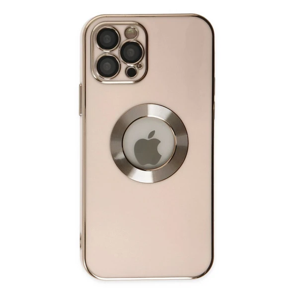 Apple İphone 12 Pro Max Kılıf Store Silikon - Pembe - Resim 2