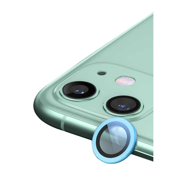 Apple İphone 12 Raze Metal Kamera Lens - Mavi ürün görseli 1