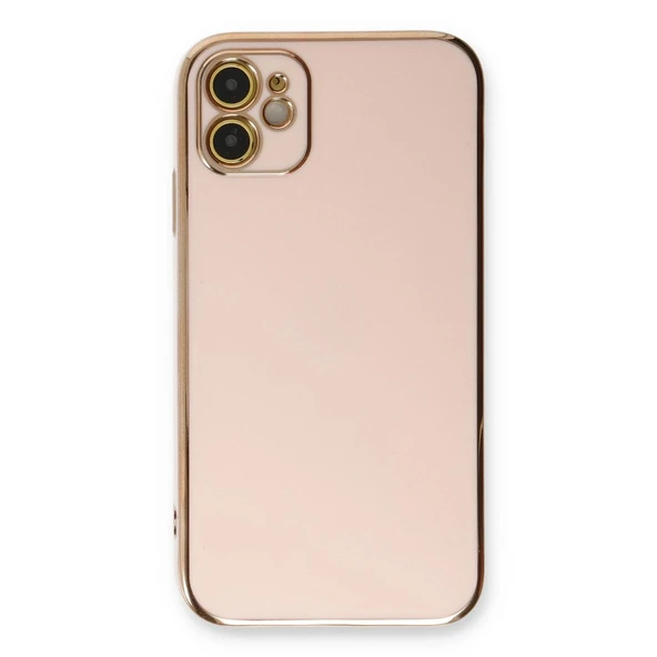 Apple İphone 11 Kılıf Volet Silikon - Pembe - Resim 2