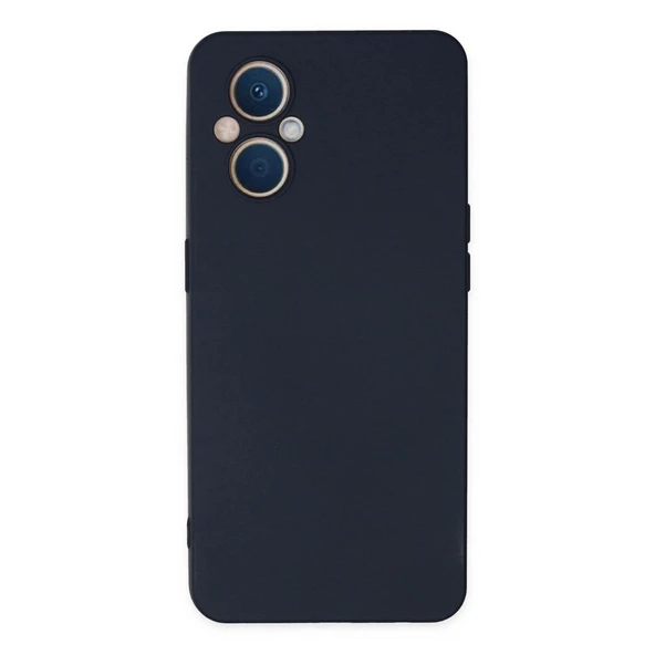 Oppo Reno 7 Lite Kılıf Nano İçi Kadife Silikon - Lacivert ürün görseli 1