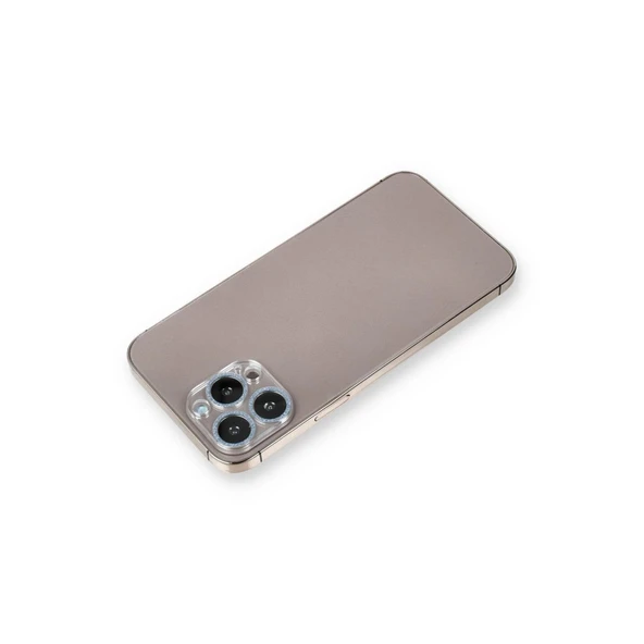 Apple İphone 12 Pro Shine Kamera Lens Koruma Cam - Sierra Blue ürün görseli 1