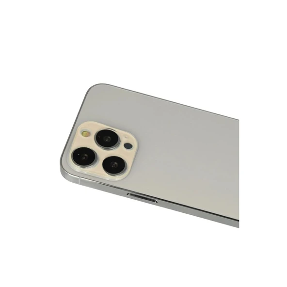 Apple İphone 12 Pro Rainbow Kamera Lens Koruma Cam - Gold ürün görseli 1