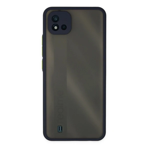 Realme C11 2021 Kılıf Montreal Silikon Kapak - Lacivert ürün görseli 1