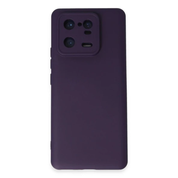 Xiaomi Mi 13 Pro Kılıf Nano İçi Kadife Silikon - Mor ürün görseli 1