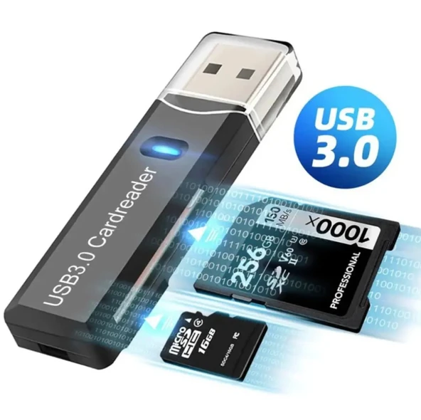 ZR291 No 143 Usb 2,0 Card Reader ürün görseli 1