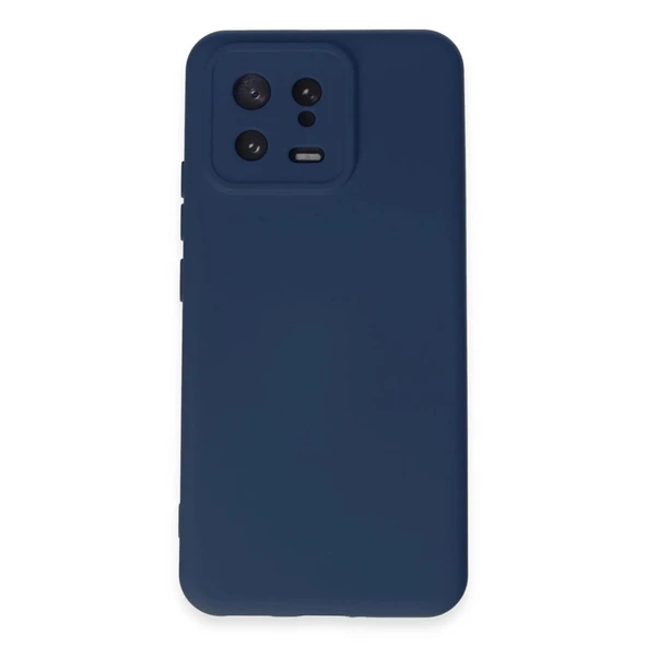 Xiaomi Mi 13 Kılıf Nano İçi Kadife Silikon - Lacivert ürün görseli 1