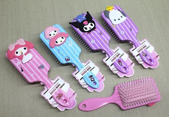 Kuromi,Hello Kitty,Cinnamon,My Melody Saç Tarağı Alk3086 ürün görseli 1