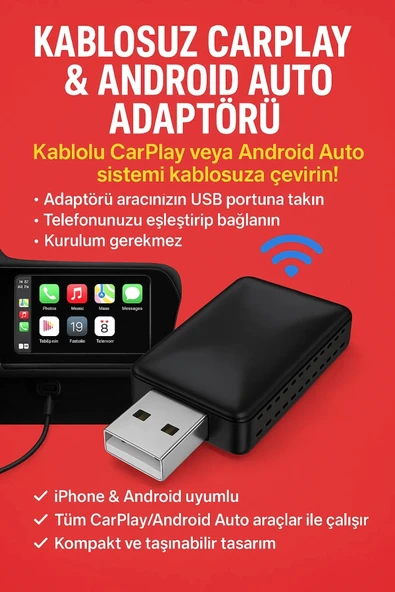& Auto Adaptörü - Cihazlar İçin Çevirici - Resim 2