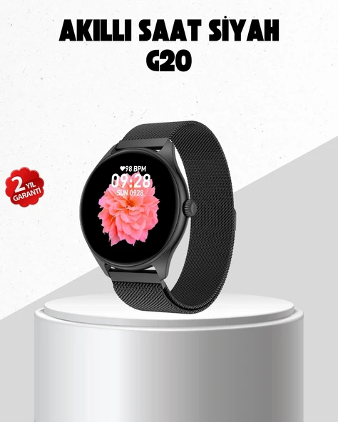 G20 Mini Akıllı Saat – İphone & Android Uyumlu, Adım Sayar Uyku Takipli ürün görseli 1