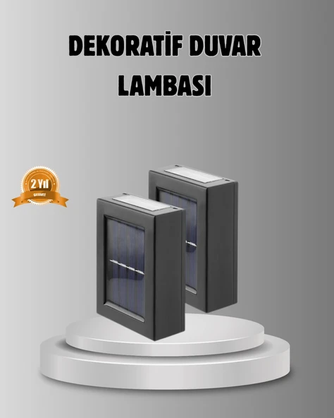 Güneş Enerjili 6 Led Solar Lamba – Fotoselli, Su Geçirmez Çevre Dostu Bahçe Işığı ürün görseli 1