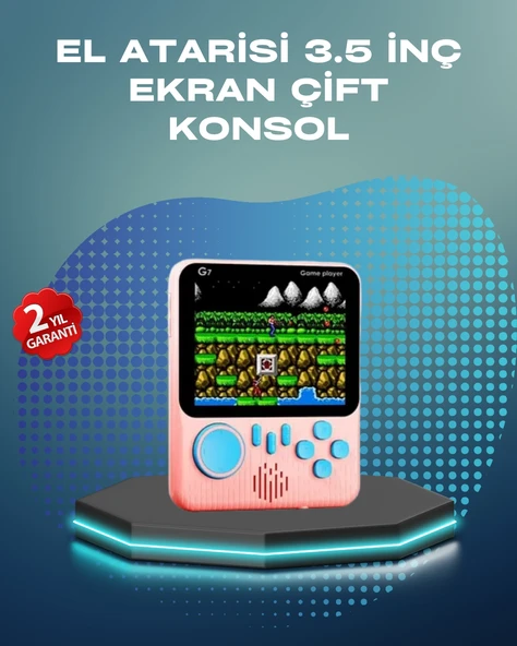 3.5 İnç Lcd Ekranlı 666 Oyunlu Taşınabilir Oyun Konsolu ürün görseli 1