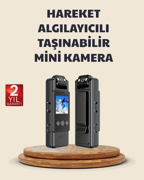 128Gb Destekli Hareket Algılamalı Mini Kamera ürün görseli 1
