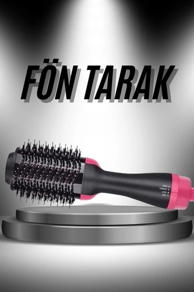 Saç Şekillendirici Saç Düzleştirici Fön Tarağı Tarak Fırça 1200W Saç Kurutma ürün görseli 1