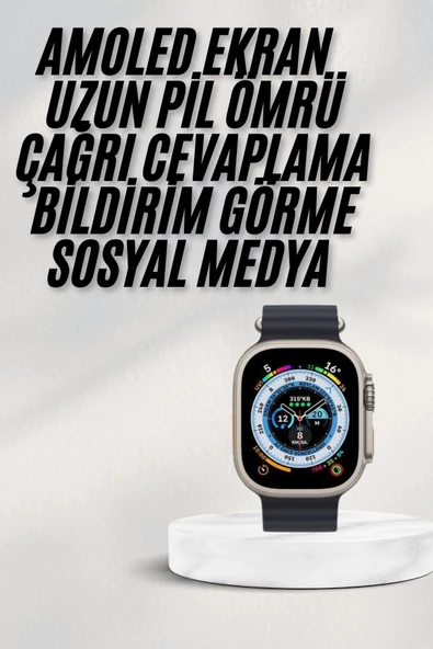 2025 Yeni Model Akıllı Saat İos Çağrı Cevaplama - Resim 2
