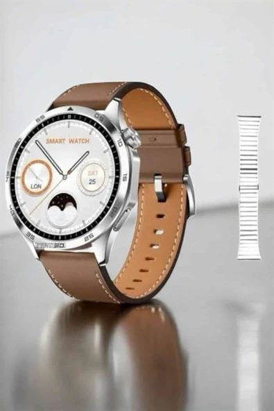 Akıllı Saat Titreşimli Pusula Nabız Ölçer Nfc - Resim 4