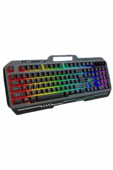 Işıklı Q Klavye Mouse Seti Siyah Klavye ürün görseli 1