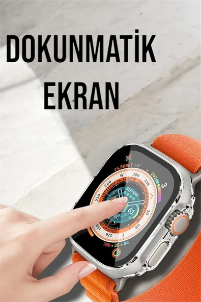 Bluetooth Bağlantılı 49Mm Dokunmatik Akıllı Saat Spor Takip Özellikli ürün görseli 1